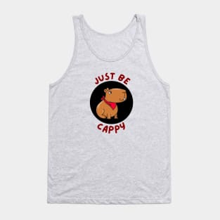 Just Be Cappy | Capybara Pun Tank Top